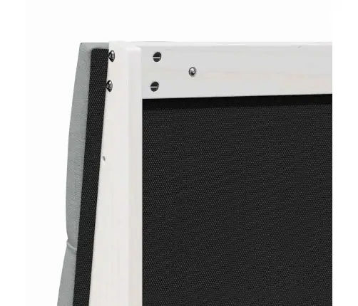 Apmušta Lovos Galvūgalis Šviesiai Pilka 90 Cm