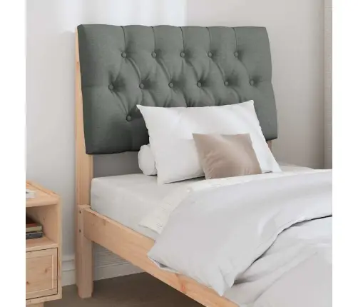 Polsterdatud Voodiots Tumehall 80 Cm Tahke Mänd