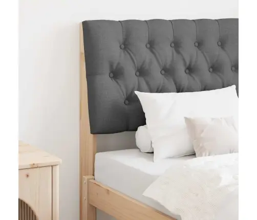 Mīkstināts Gultas Galvgalis Tumši Pelēks 75 Cm Vidaxl