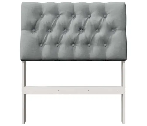 Mīkstināts Gultas Galvgalis Gaiši Pelēks 75 Cm Vidaxl