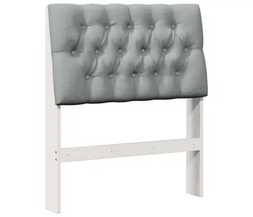 Mīkstināts Gultas Galvgalis Gaiši Pelēks 75 Cm Vidaxl