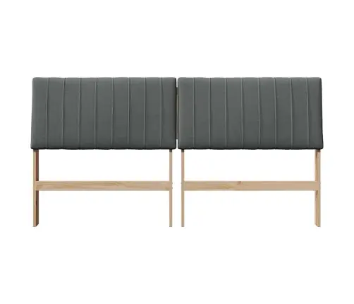 Apmušta Lovos Galvūgalis Tamsiai Pilka 200 Cm