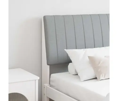 Mīkstināts Gultas Galvgalis Gaiši Pelēks 180 Cm Vidaxl