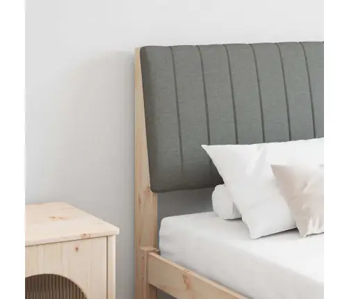 Mīkstināts Gultas Galvgalis Tumši Pelēks 150 Cm Vidaxl