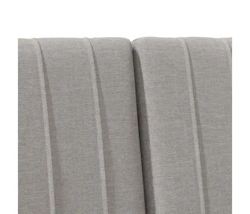 Apmušta Lovos Galvūgalis Taupe 140 Cm Kietos Pušies Mediena