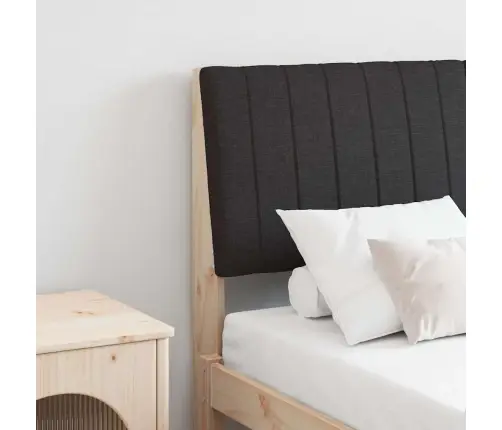 Apmušta Lovos Galvūgalis Juoda 135 Cm Kietos Pušies Mediena