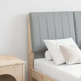 Apmušta Lovos Galvūgalis Šviesiai Pilka 120 Cm