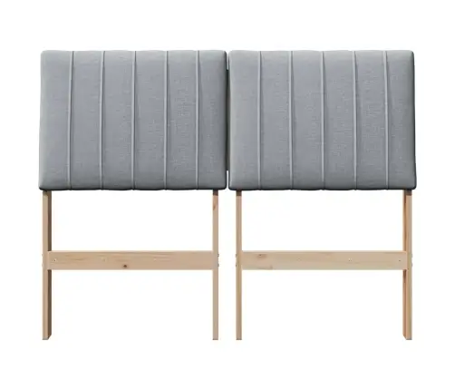 Apmušta Lovos Galvūgalis Šviesiai Pilka 120 Cm