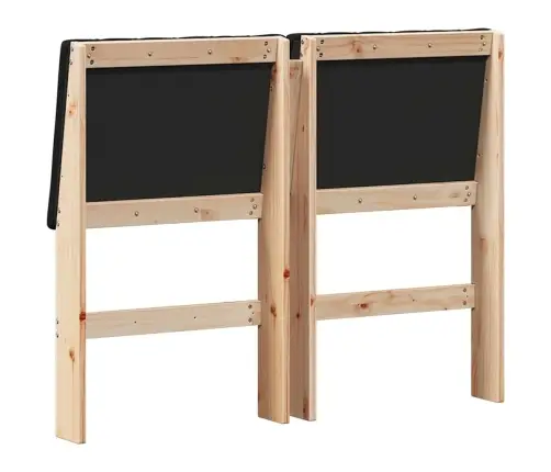 Mīkstināts Gultas Galvgalis Melna 120 Cm Ciets Priedes Koks Vidaxl Mīkstināts Gultas Galvgalis Melna 120 Cm Ciets Priedes Koks Vidaxl