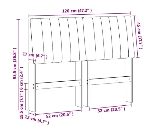 Mīkstināts Gultas Galvgalis Melna 120 Cm Ciets Priedes Koks Vidaxl Mīkstināts Gultas Galvgalis Melna 120 Cm Ciets Priedes Koks Vidaxl