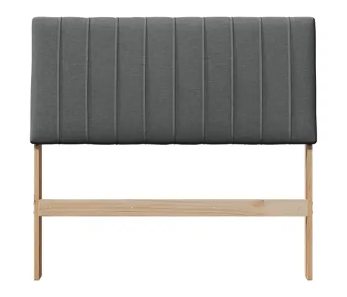 Mīkstināts Gultas Galvgalis Tumši Pelēks 100 Cm Vidaxl