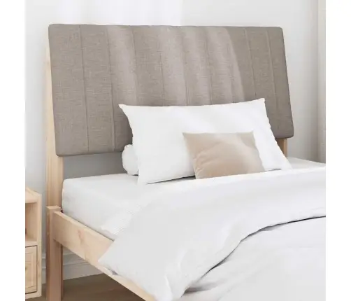 Mīkstināts Gultas Galvgalis Pelēkbrūna 100 Cm Vidaxl