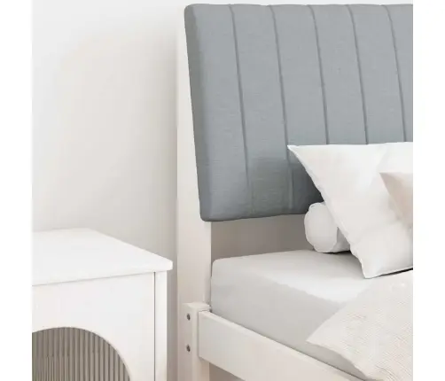 Mīkstināts Gultas Galvgalis Gaiši Pelēks 100 Cm Vidaxl