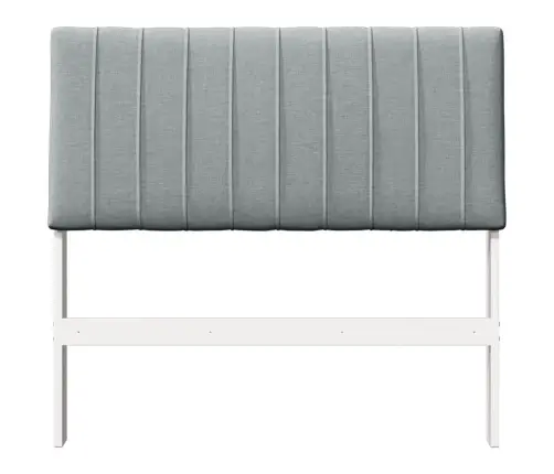 Mīkstināts Gultas Galvgalis Gaiši Pelēks 100 Cm Vidaxl