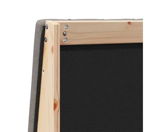 Apmušta Lovos Galvūgalis Taupe 90 Cm Kietos Pušies Mediena