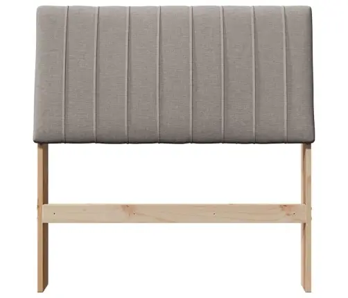 Apmušta Lovos Galvūgalis Taupe 90 Cm Kietos Pušies Mediena