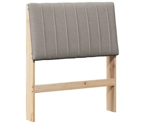 Apmušta Lovos Galvūgalis Taupe 80 Cm Kietos Pušies Mediena