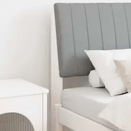 Apmušta Lovos Galvūgalis Šviesiai Pilka 80 Cm Apmušta Lovos Galvūgalis Šviesiai Pilka 80 Cm