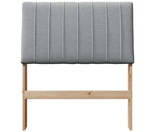 Apmušta Lovos Galvūgalis Šviesiai Pilka 75 Cm