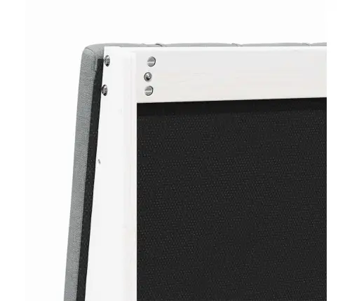 Mīkstināts Gultas Galvgalis Gaiši Pelēks 75 Cm Vidaxl