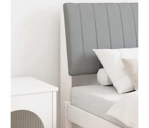 Mīkstināts Gultas Galvgalis Gaiši Pelēks 75 Cm Vidaxl