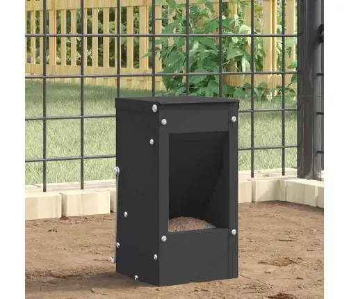 Triušių Šėrimo Priemonė Juoda 12,5 X 12,5 X 25 Cm