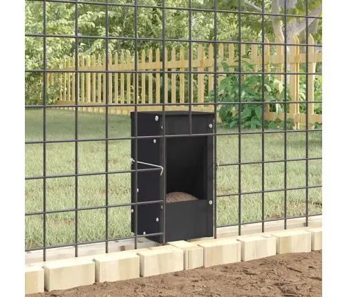 Triušių Šėrimo Priemonė Juoda 12,5 X 12,5 X 25 Cm