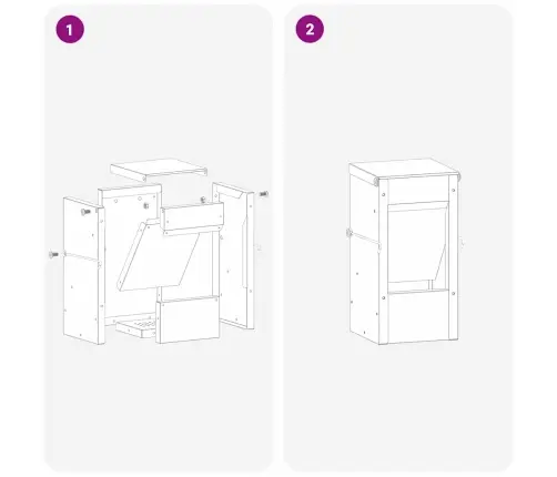 Triušių Šėrimo Priemonė Alyvuogių Žalia 12,5 X 12,5 X 25 Cm