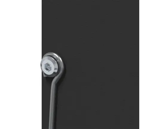 Trušu Barotājs Melna 20 X 12,5 X 25 Cm Auksti Velmēts Tērauds Vidaxl