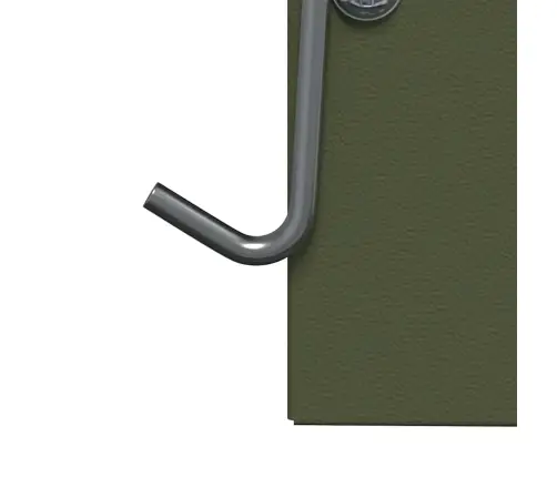 Trušu Barotājs Olīvu Zaļš 20 X 12,5 X 25 Cm Vidaxl