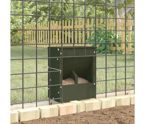 Trušu Barotājs Olīvu Zaļš 20 X 12,5 X 25 Cm Vidaxl