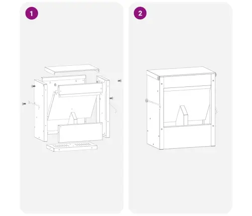 Trušu Barotājs Sudraba 20 X 12,5 X 25 Cm Cinkots Tērauds Vidaxl