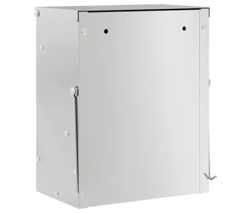 Trušu Barotājs Sudraba 20 X 12,5 X 25 Cm Cinkots Tērauds Vidaxl