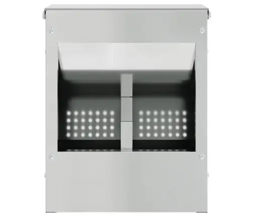 Trušu Barotājs Sudraba 20 X 12,5 X 25 Cm Cinkots Tērauds Vidaxl