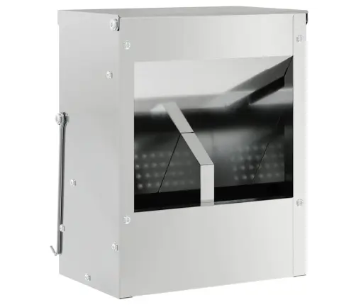 Trušu Barotājs Sudraba 20 X 12,5 X 25 Cm Cinkots Tērauds Vidaxl