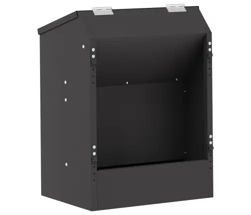 Trušu Barotājs Melna 64.5 X 25.5 X 45.5 Cm Vidaxl