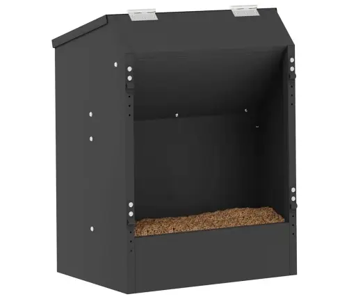 Trušu Barotājs Melna 64.5 X 25.5 X 45.5 Cm Vidaxl