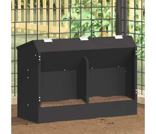 Trušu Barotājs Melna 64.5 X 25.5 X 45.5 Cm Vidaxl