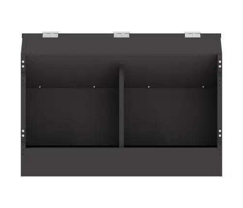 Trušu Barotājs Melna 64.5 X 25.5 X 45.5 Cm Vidaxl