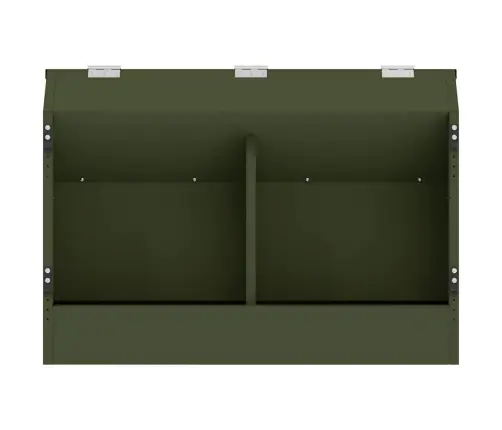 Trušu Barotājs Olīvu Zaļš 64.5 X 25.5 X 45.5 Cm Vidaxl