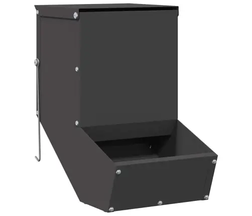 Trušu Barotājs Melna 17.5 X 26 X 28.5 Cm Auksti Velmēts Tērauds Vidaxl