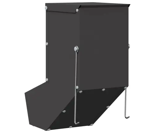 Trušu Barotājs Melna 12,5 X 26 X 28,5 Cm Auksti Velmēts Tērauds Vidaxl