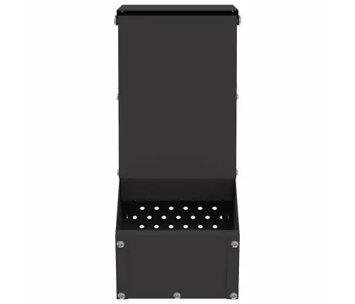 Trušu Barotājs Melna 12,5 X 26 X 28,5 Cm Auksti Velmēts Tērauds Vidaxl