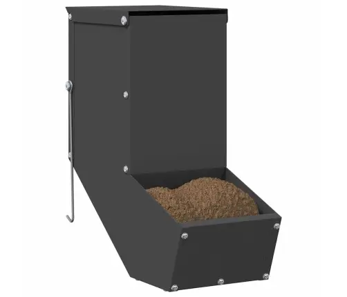 Trušu Barotājs Melna 12,5 X 26 X 28,5 Cm Auksti Velmēts Tērauds Vidaxl