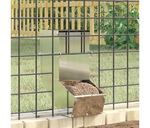 Trušu Barotājs Sudraba 12,5 X 26 X 28,5 Cm Cinkots Tērauds Vidaxl