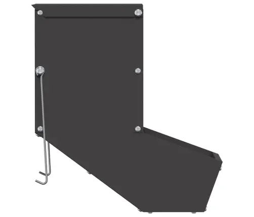 Triušių Šėrimo Priemonė Juoda 17,5 X 26 X 28,5 Cm