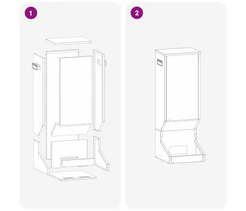 Briedžu Barotava Melna 28 X 30 X 80 Cm Auksti Velmēts Tērauds Vidaxl