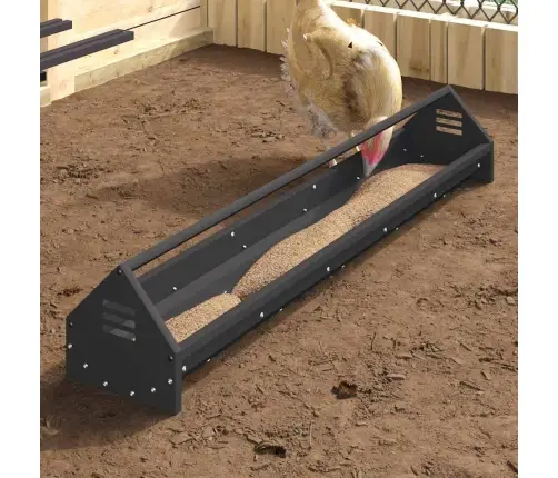 Vistas Barošanas Grozs Melna 108 X 20,5 X 20 Cm Vidaxl