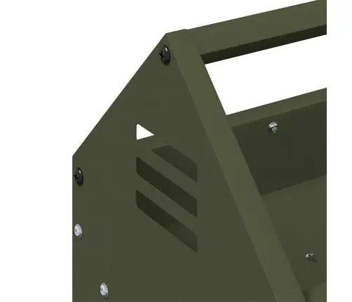 Vistas Barošanas Grozs Olīvu Zaļš 108 X 20,5 X 20 Cm Vidaxl