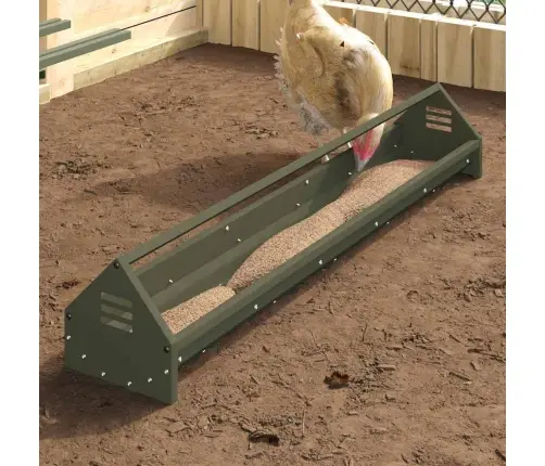 Vistas Barošanas Grozs Olīvu Zaļš 108 X 20,5 X 20 Cm Vidaxl